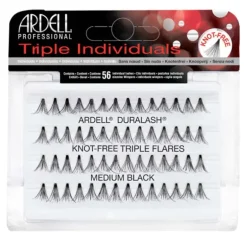 Ardell Triple Individuals Duralash Knot Free Flares Short Black