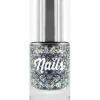 Beauty UK Glitter Nail Polish – Astral Stars Red