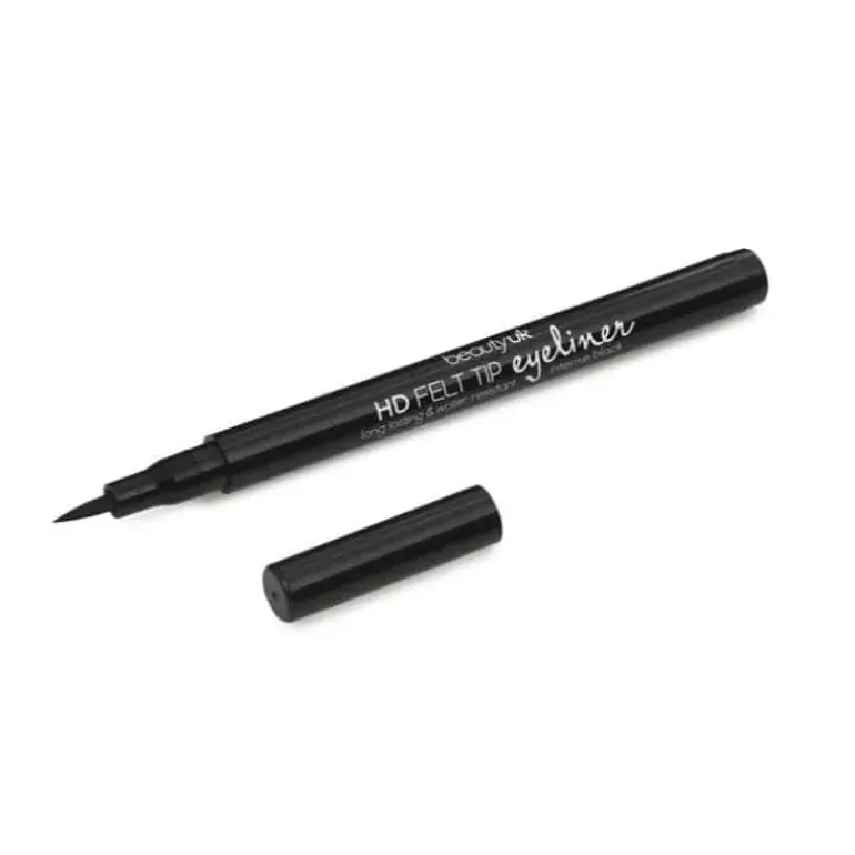 Beauty UK HD Felt Tip Liner – Intense Black 1.2ml