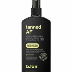 b.tan Tanned AF Intensifier Deep Tanning Dry Spray Oil 236ml