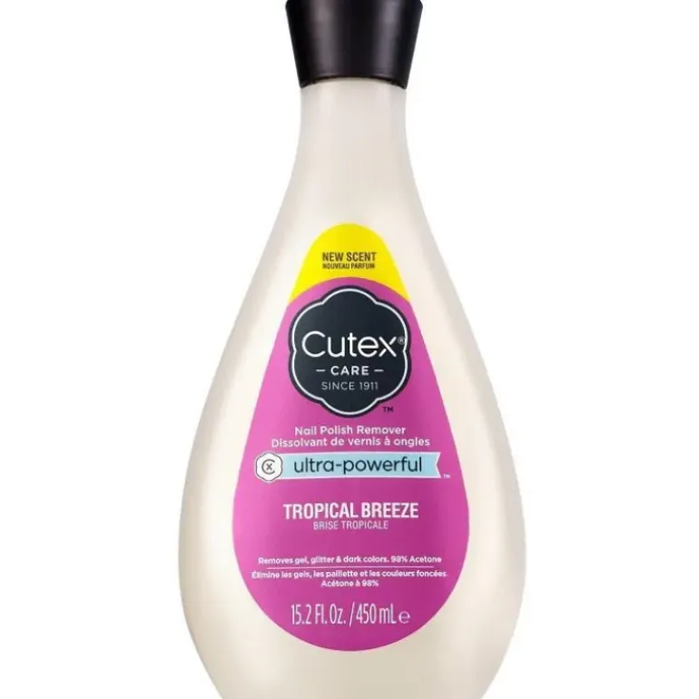 Cutex Ultra-Powerful Nail Polish Remover Tropical Breeze 450 ml