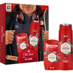 Giftset Old Spice Deep Sea Deo Stick 50ml + Shower gel 250ml
