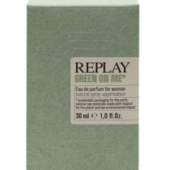 Giftset Replay Green On Me Woman Edp 100ml + Pochette