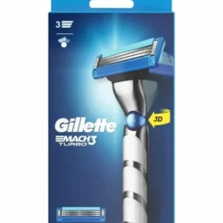 Gillette Mach3 Turbo 3D Razor + 1 Blade