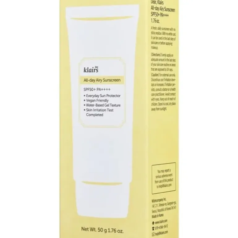 Klairs All-day Airy Sunscreen SPF50 50ml