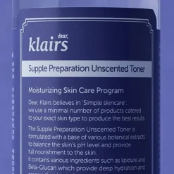 Klairs Supple Preparation Unscented Toner 180ml
