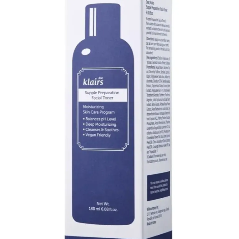 Klairs Supple Preparation Unscented Toner 180ml