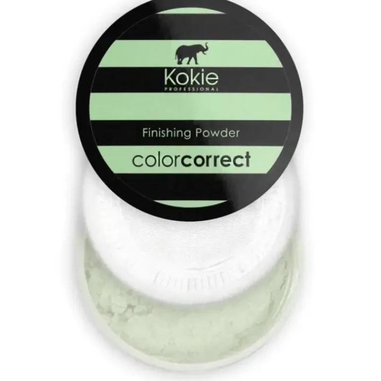 Kokie Color Correct Setting Powder – Green Redness Correction