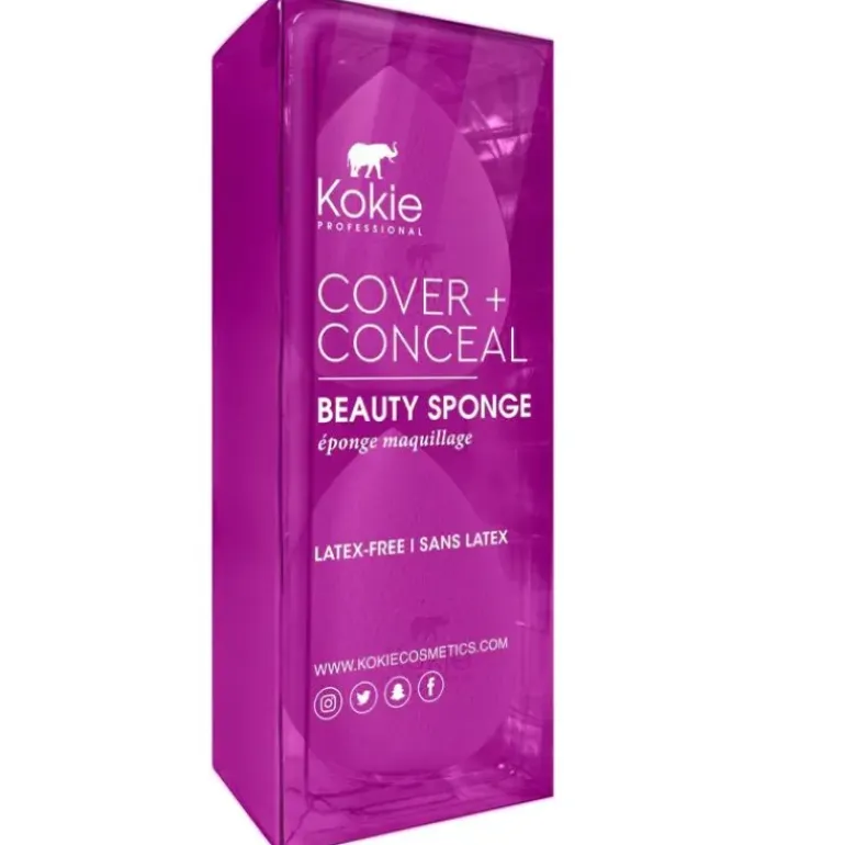 Kokie Cover And Conceal Beauty Sponge 2 Piece Set