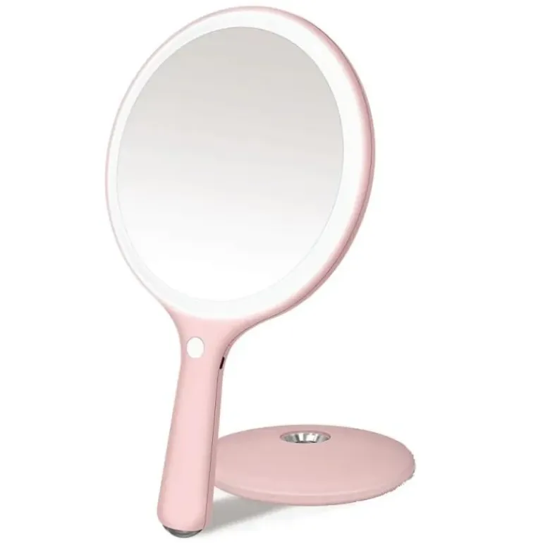 Kokie LED Handheld Ring Mirror – USB Rechargeable