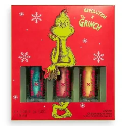 Makeup Revolution x The Grinch Don’t Give a Grinch Liquid Eyeshadow Set