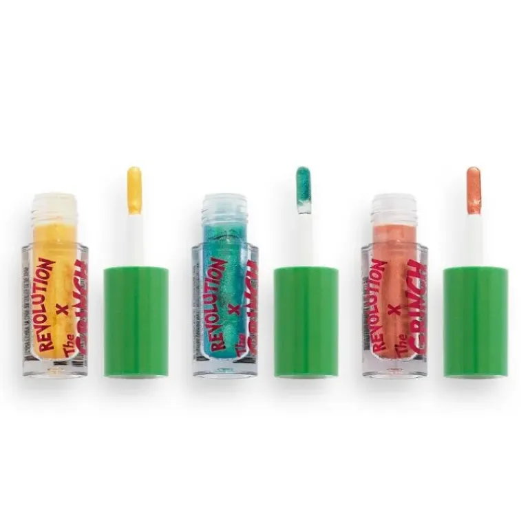 Makeup Revolution x The Grinch Don’t Give a Grinch Liquid Eyeshadow Set