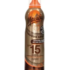 Malibu Bronzing Oil with Coconut Spray SPF15 175ml