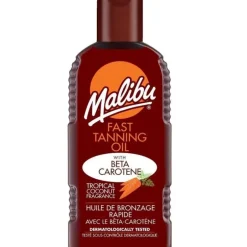 Malibu Fast Tanning Oil with Beta Carotene 100ml