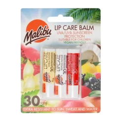 Malibu Lip Care Balm Trio SPF30