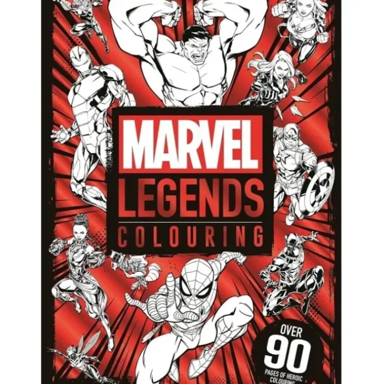 Marvel Legends Colouring Book