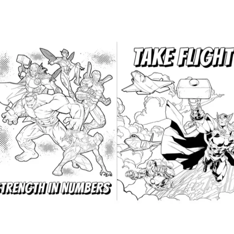 Marvel Thor Colouring Fun