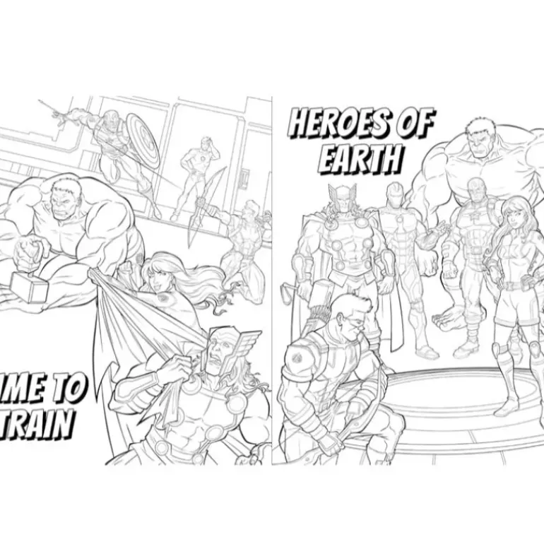 Marvel Thor Colouring Fun