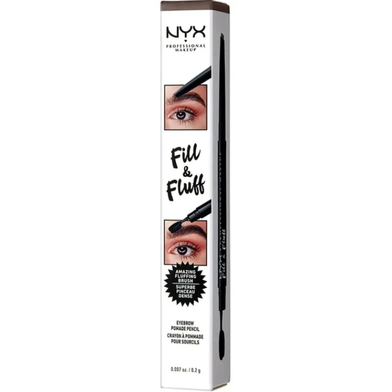 NYX PROF. MAKEUP Fill & Fluff Eyebrow Pomade Pencil – Espresso