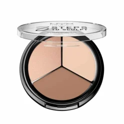 NYX PROF. MAKEUP 3 Steps To Sculpt Face Sculpting Palette – Fair