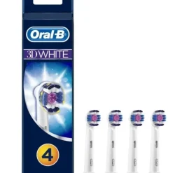Oral-B 3D White Toothbrush Head 4pc