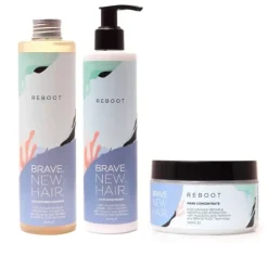 3-pack Brave. New. Hair. Reboot Schampoo + Conditioner + Mask