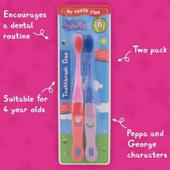 Peppa Pig Toothbrush Duo Super Soft