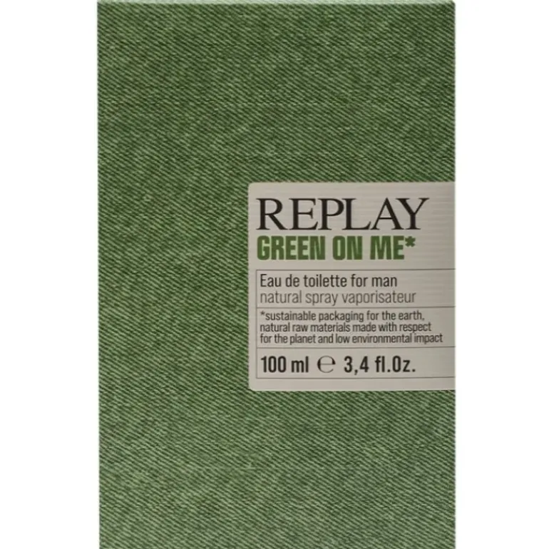 Replay Green On Me Man Edt 100ml