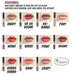 theBalm Pretty Smart Lip Gloss-Hubba Hubba 6,5ml