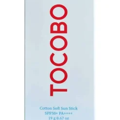 TOCOBO Cotton Soft Sun Stick SPF 50+ Pa++++ 19g