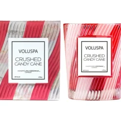 Voluspa Crushed Candy Cane 3-wick Tin Candle