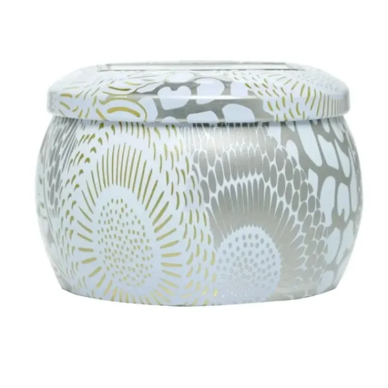 Voluspa Decorative Tin Candle Gilt Pomander & Hinoki 113g