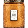 Voluspa Large Embossed Glass Jar Baltic Amber 510g