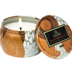 Voluspa Mini Decorative Tin Candle Crushed Candy Cane 113g