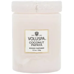 Voluspa Mini Large Glass Jar Coconut Papaya 156g
