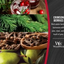 WoodWick Medium – Crimson Berries