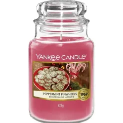 Yankee Candle Classic Large Jar Peppermint Pinwheels 623g